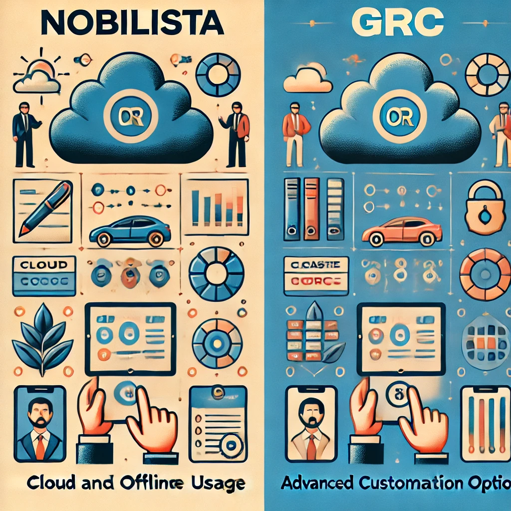 NobilistaとGRCの機能の違いを比較