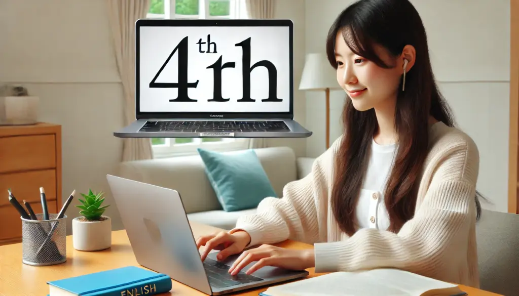 4thとは何ですか？正しい意味と使い方