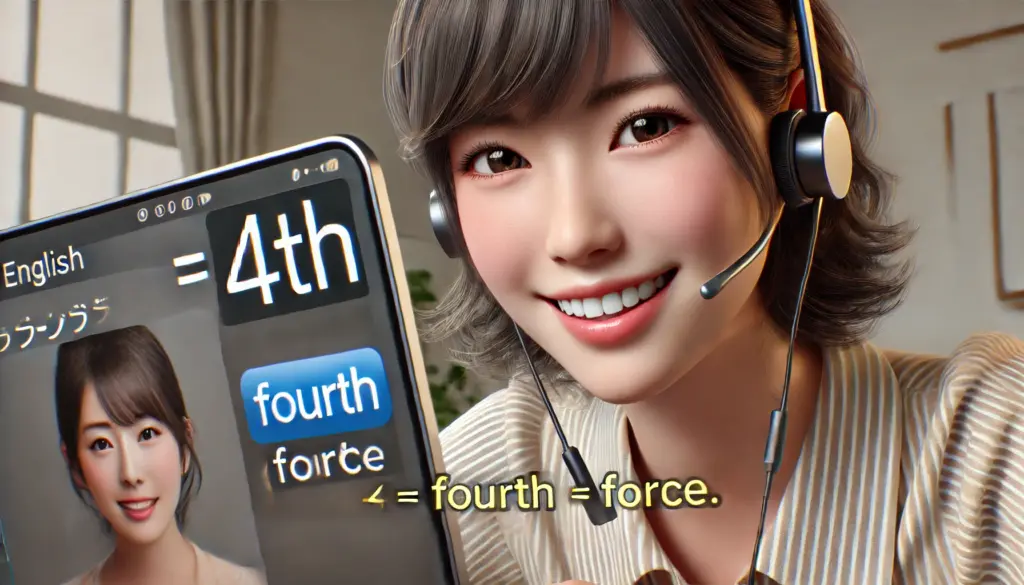 4thの読み方は「フォース」
