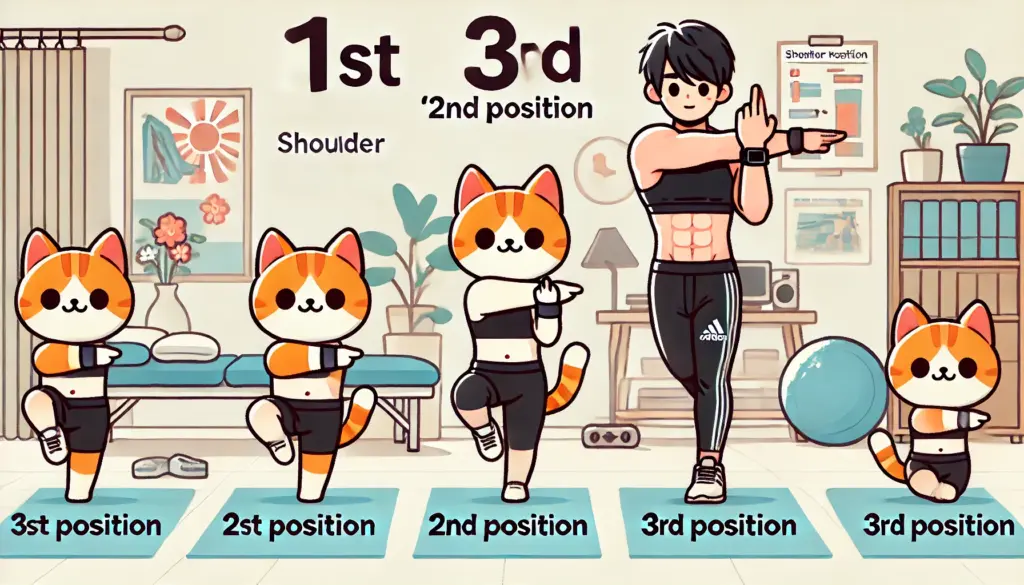 肩関節の動きで使う1st 2nd 3rd