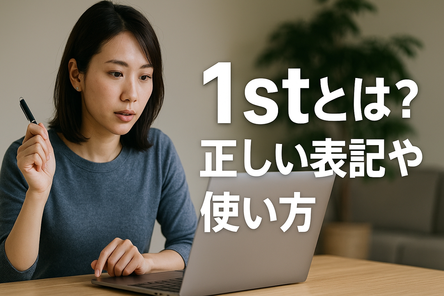 1stとは？正しい表記や使い方