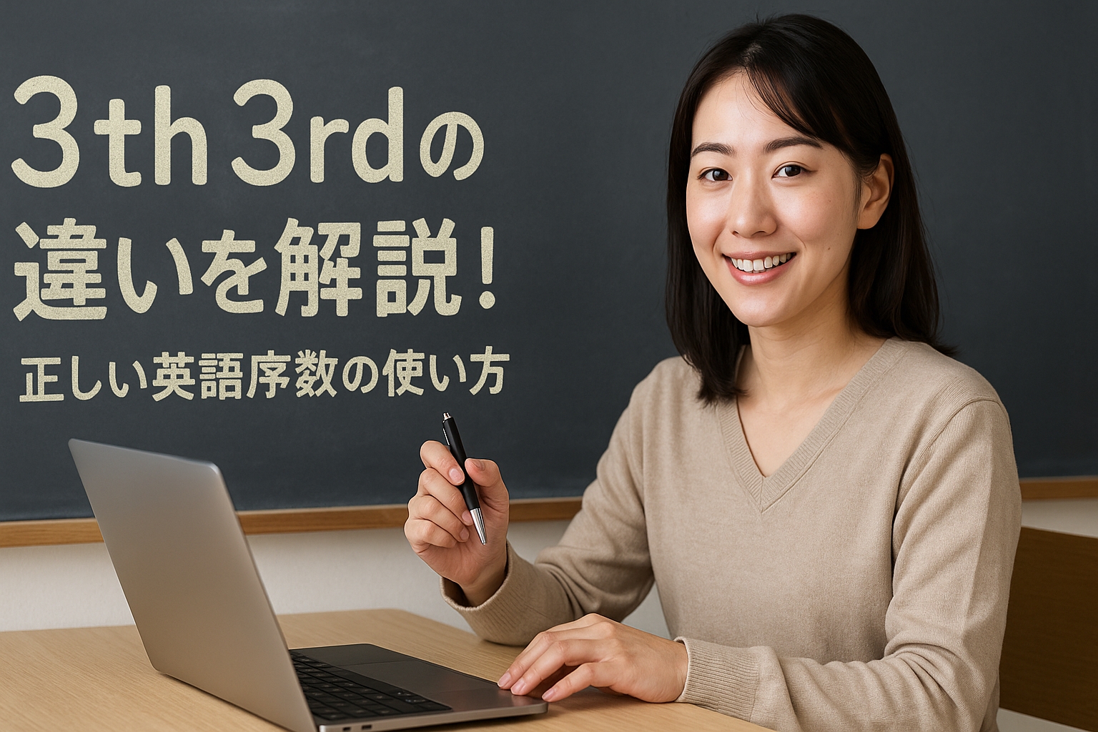 3th 3rdの違いを解説！正しい英語序数の使い方