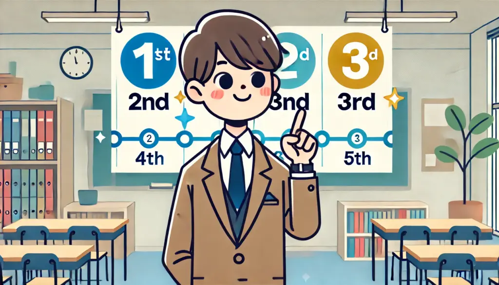 なぜ1st, 2nd, 3rdだけ特別なのか