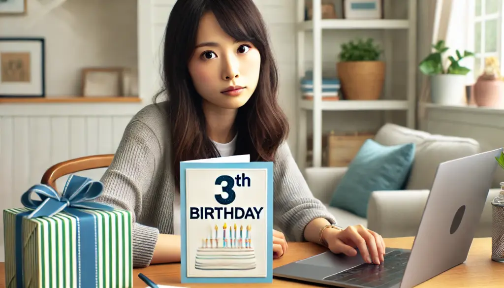 「3th anniversary」「3th birthday」が間違いな理由