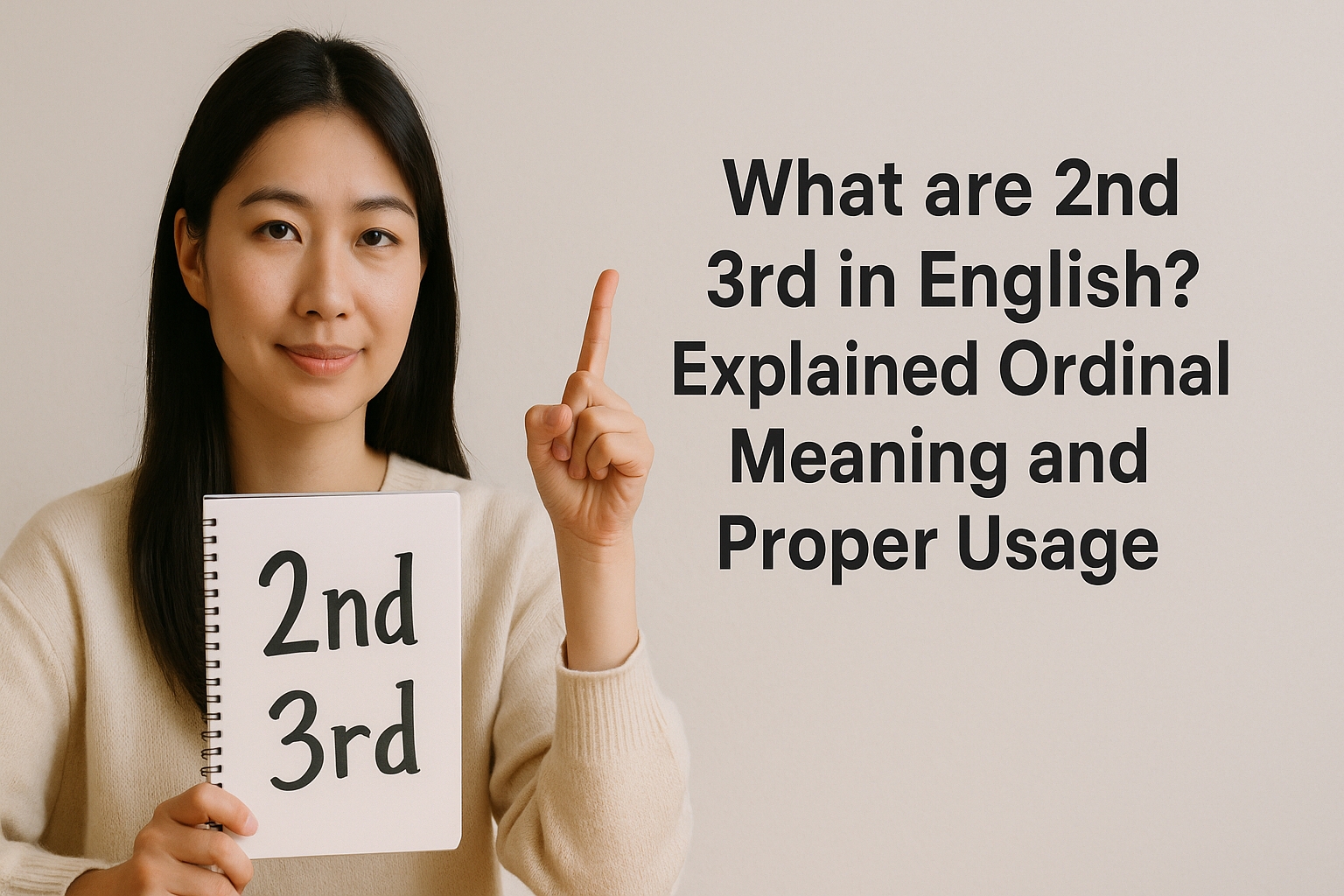 英語の2nd 3rdとは？序数の意味と正しい使い方を解説
