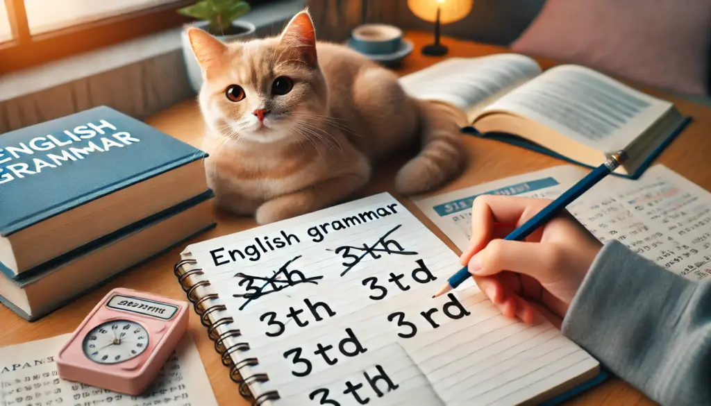 3thとは？文法的に間違いな理由