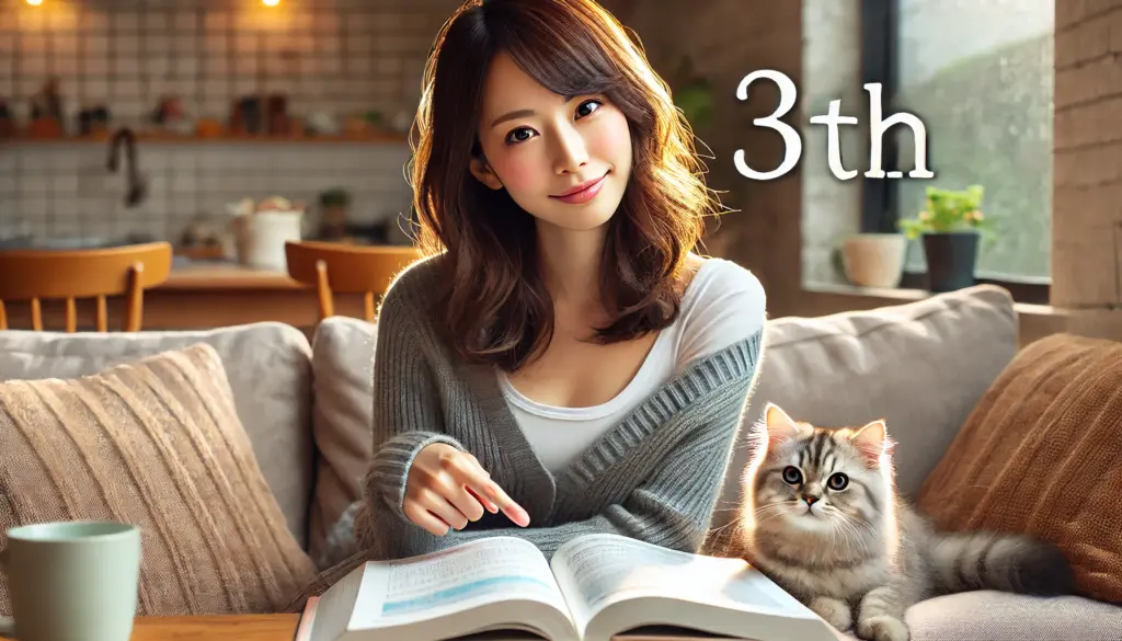 「3th」は間違い？正しい英語表現を文法的に解説