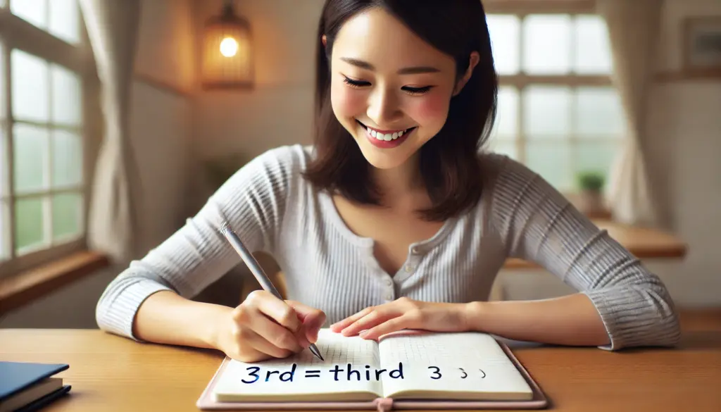 「3rd」の意味・語源・正しい使い方