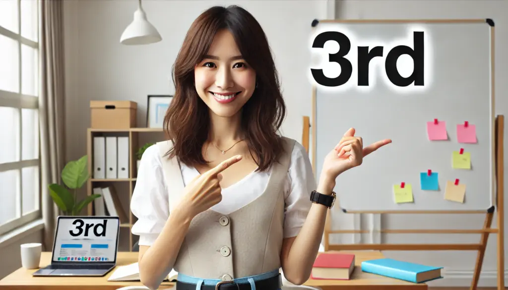 これが正解！3rdの正しい使い方