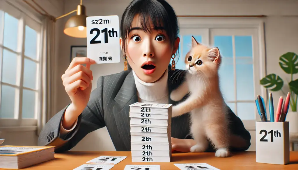 序数の誤用と間違いに注意