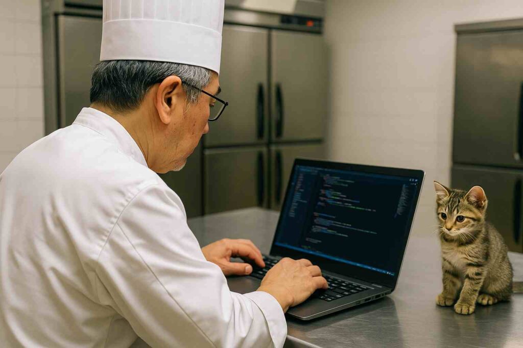 IT PCオタクの西洋料理人