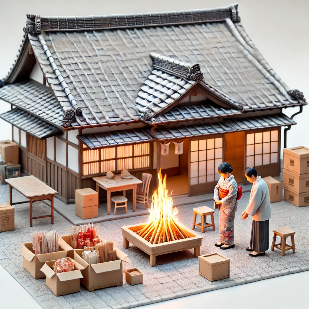 どんど焼きに行けない時の自宅での処分方法