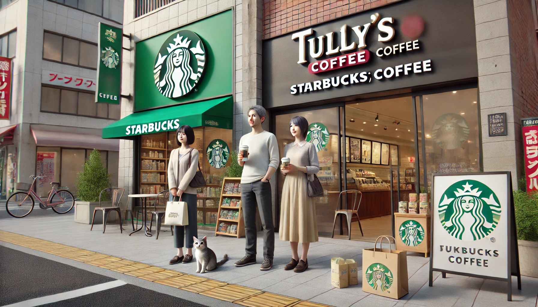 カフェチェーン：スターバックスとタリーズの二強戦略