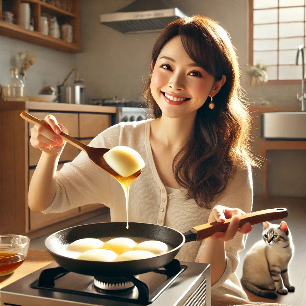 バター醤油で楽しむ餅のレシピ