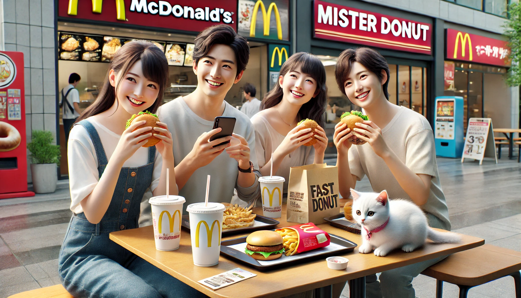 ファストフード：マクドナルドとミスタードーナツのクーポン経済圏