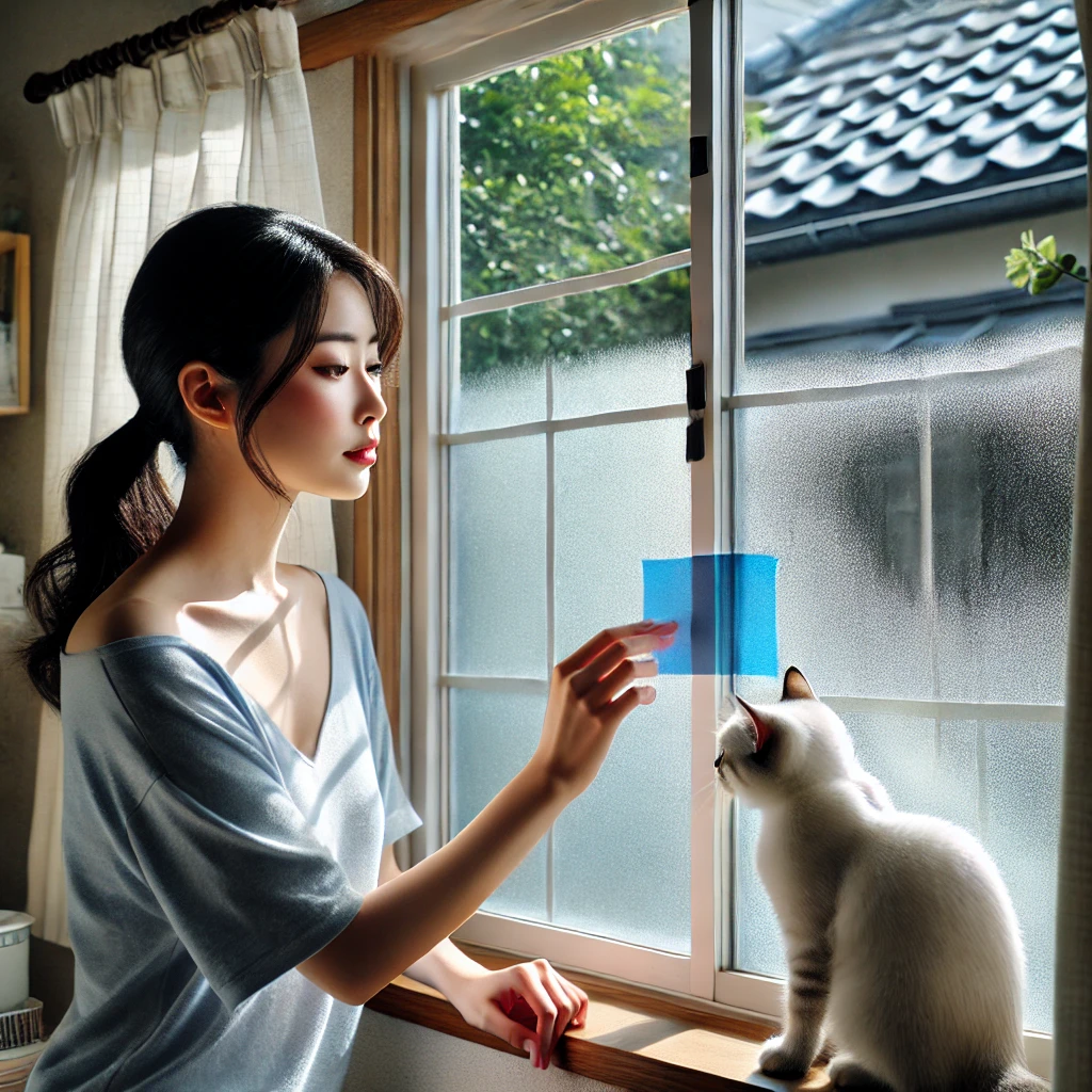 結露吸水テープはカビに注意！こまめな交換が必要