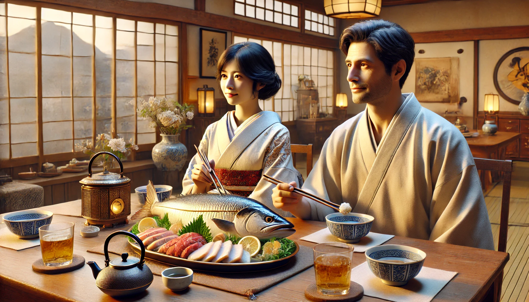 淡路産鱧と山崎真鯛