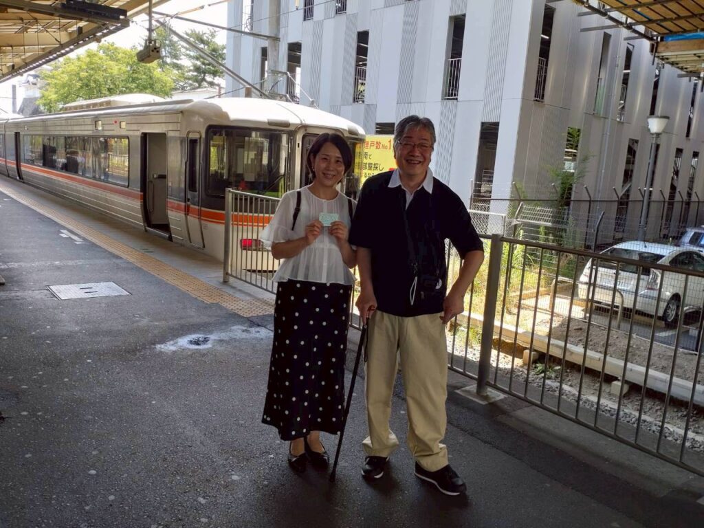 JRの運転手さんに撮影していただいた写真